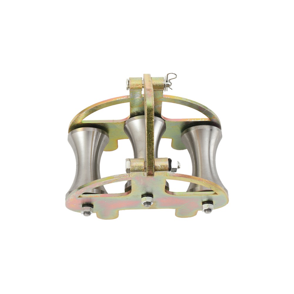 Heavy-Duty Cable Puller Sheave 2-3 Ton | 3 Steel Wheels For Smooth Pulling