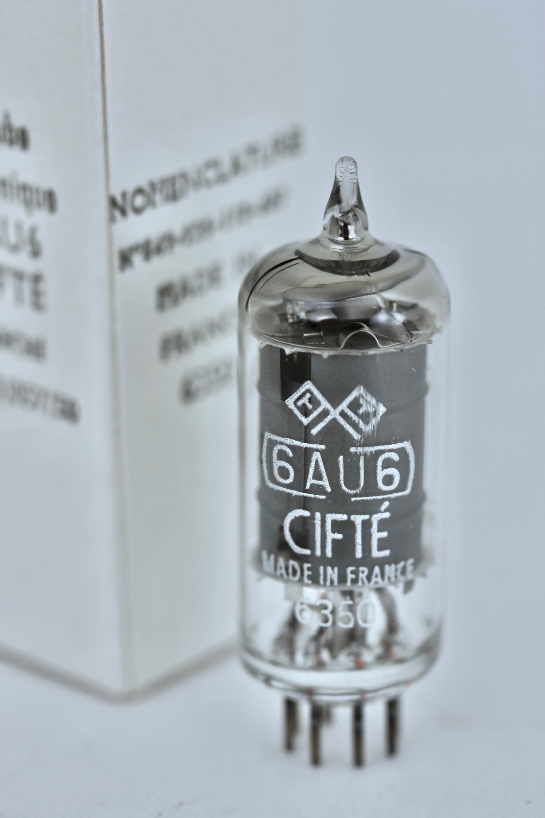 NOS 6AU6 EF94 LOW-NOISE CIFTE FRANCE Tube for McINTOSH MR Sony C37A Altec 21