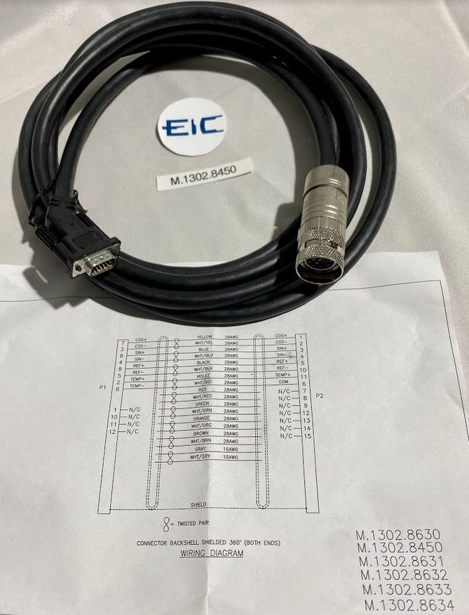 KOLLMORGEN CABLE, RESV-AKM-03M-MCS-DCA-26-AA / M.1302.8450