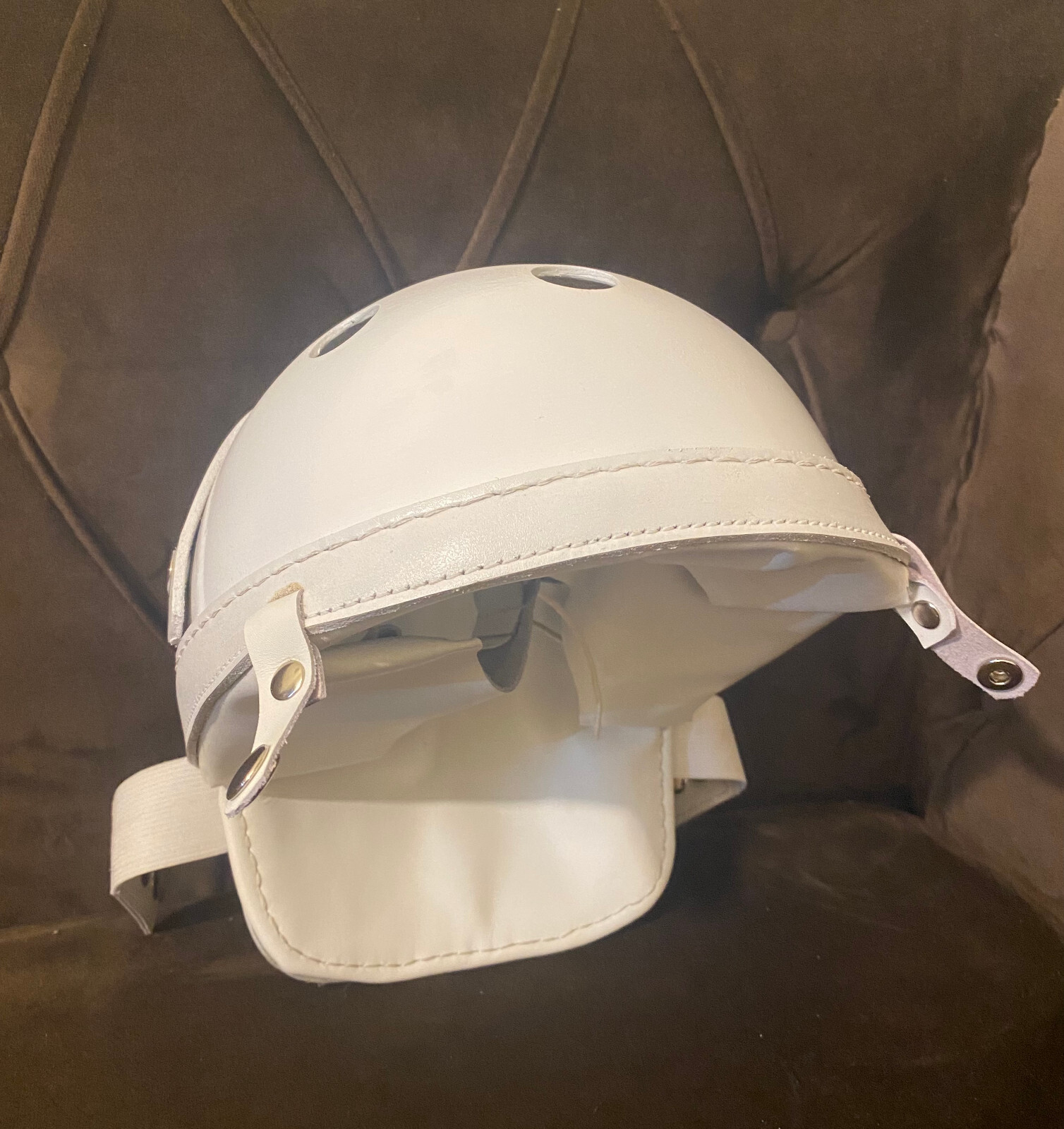 Orignal Leather Fighter Pilot Helmet Air Force Without Mask