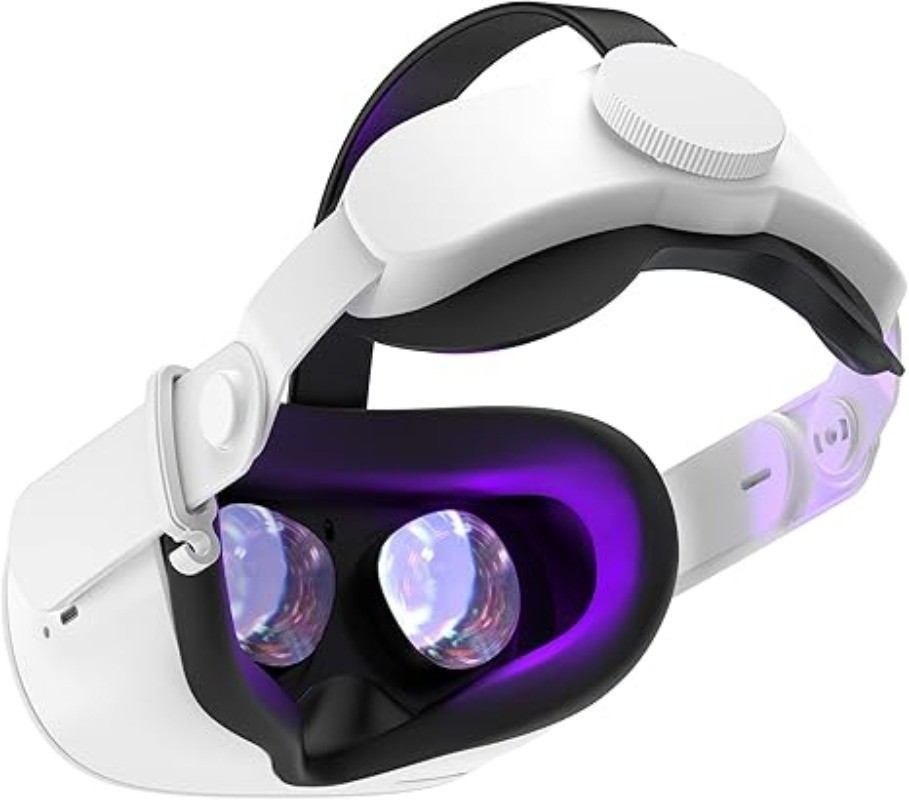 Elite Head Strap for Meta Quest 2 Adjustable VR Headband Reduce Head Pressure