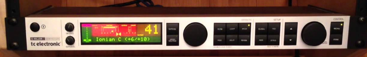 TC ELECTRONICS G MAJOR 2 MINT CONDITION