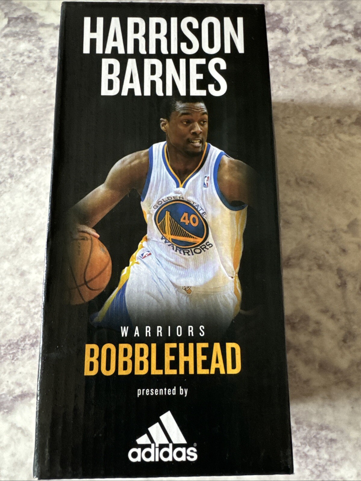 Harrison Barnes Rare 2013 Warriors Bobblehead -NIB -NBA -BDA Sports / Adidas