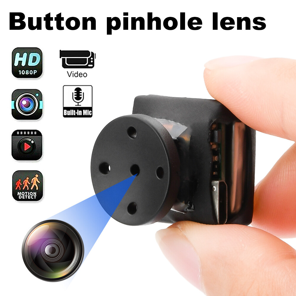 1080P Small Button Camera Built-in Battery Micro Mini DIY Body Video Recorder