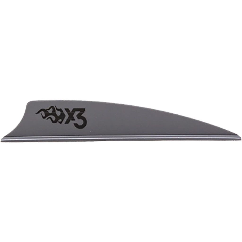 Bohning X3 Vanes Silver 2.25 in. 100 pk.