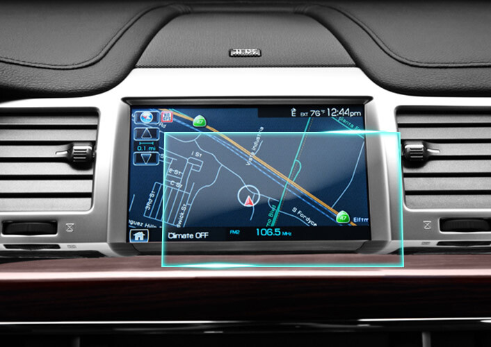 Crystal Clear Screen Protector for 2011 Lincoln MKS Vehicle Navigation