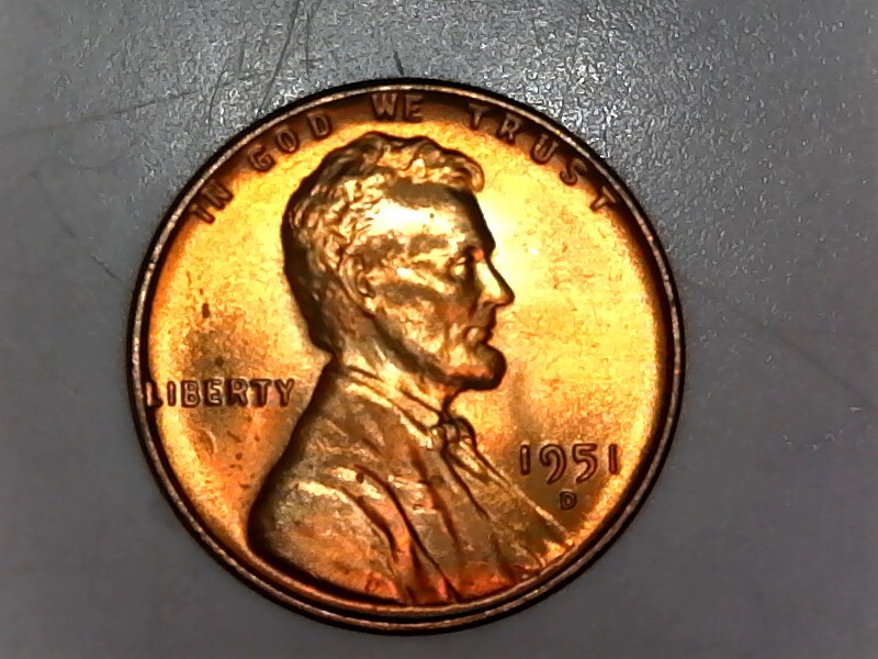 1951-D Lincoln Wheat Cent  Uncirculated       BU