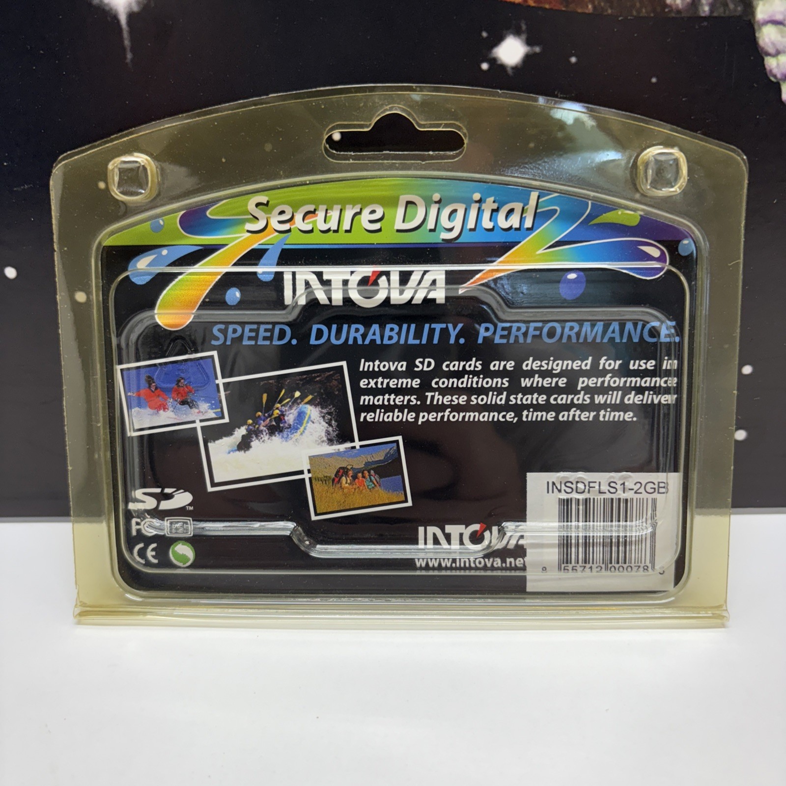 2GB SD Secure Digital memory card by Intova - New In Package