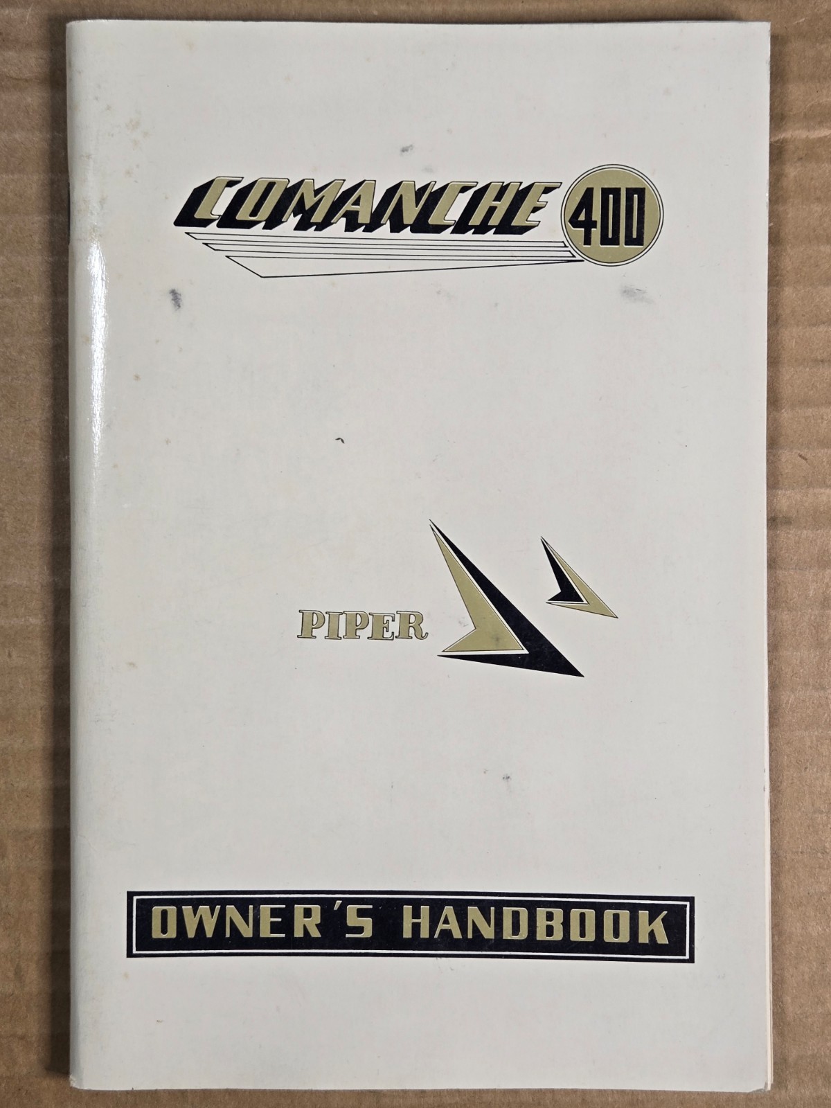 PIPER Comanche 400 Airplane Aircraft Owner's Handbook 1964 - Good Condition