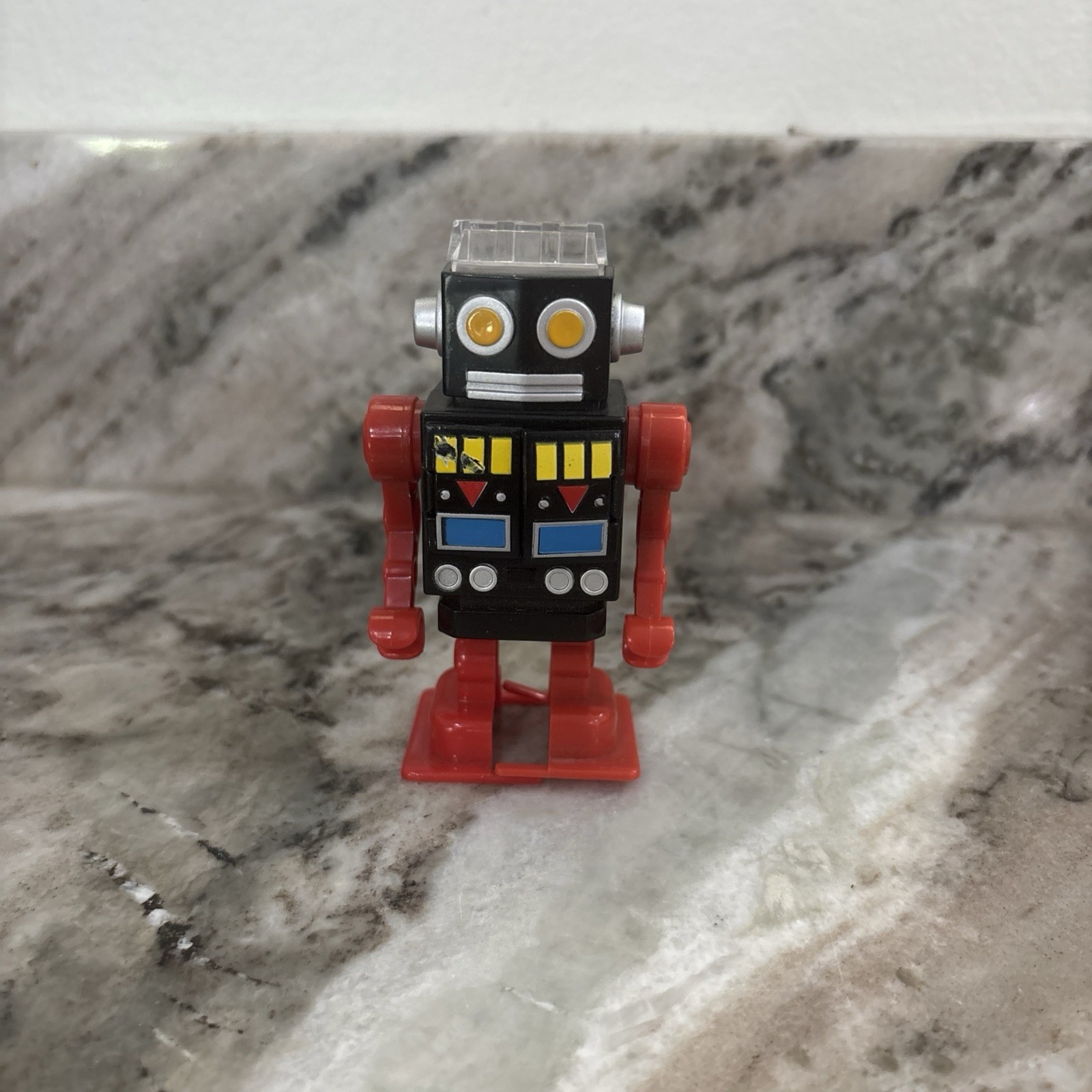 Kikkerland Walking Robot Pencil Sharpener w/ Winding Key