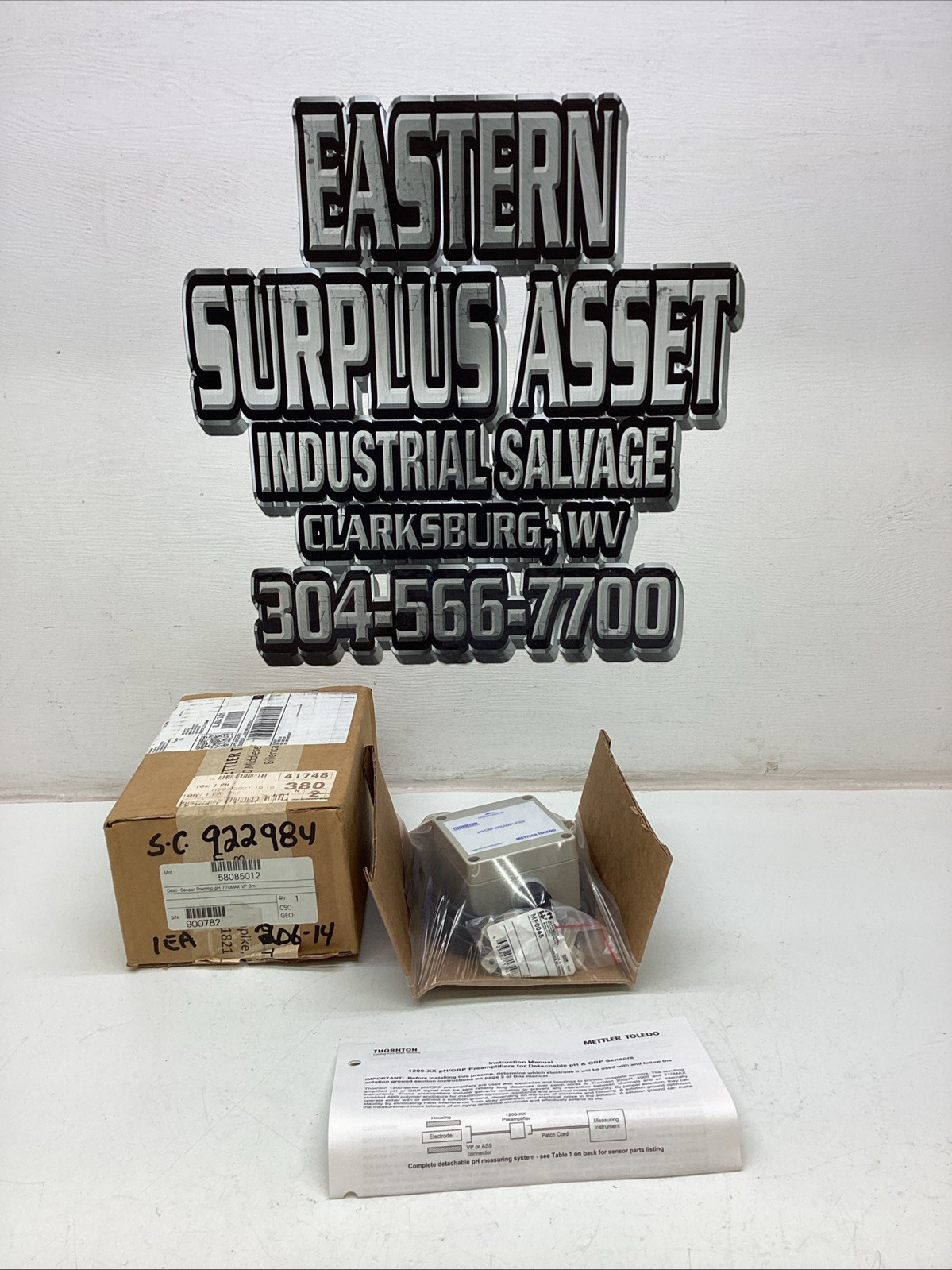 Mettler Toledo Thornton Ph Amplifier 58085012 NIB