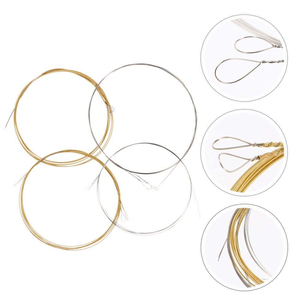 4pcs Practical Mandolin Replacement String Professional Mandolin Strings