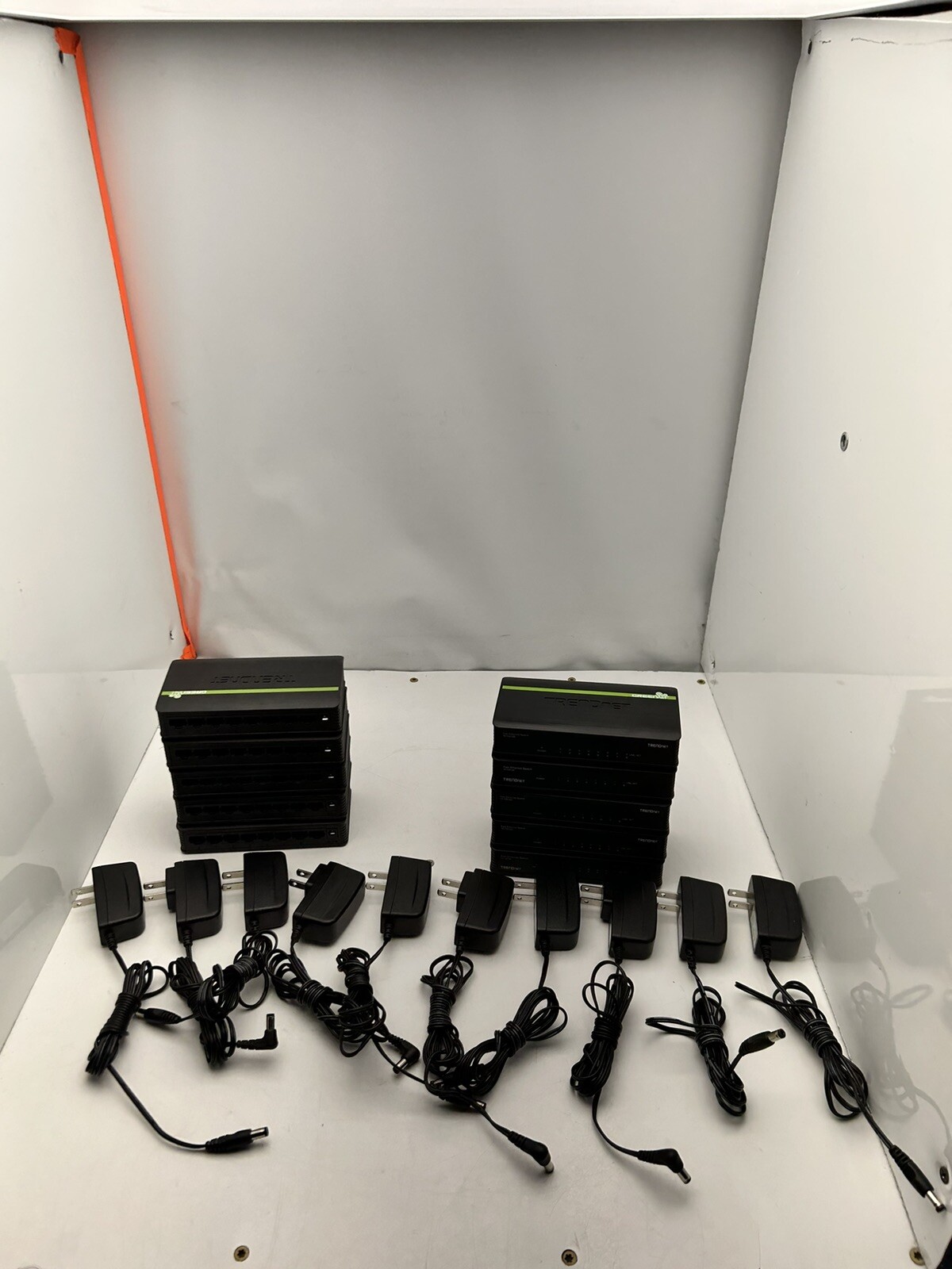 Lot of 10 TRENDnet TE100 S8/A 8 Port Fast Ethernet Switch GREENnet Works