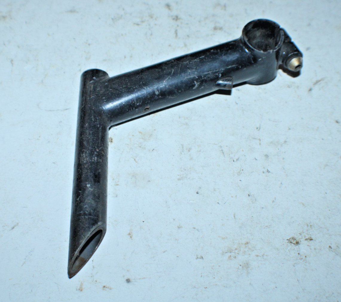 Vintage MTB 22.2mm Quill Stem 25.4mm 130mm 21º Rise Black Steel Fast USA Shipper