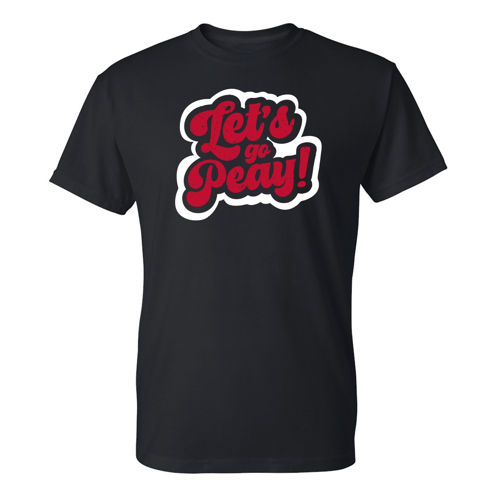 Austin Peay Governors Let's Go Peay, Team Color T Shirt - Black