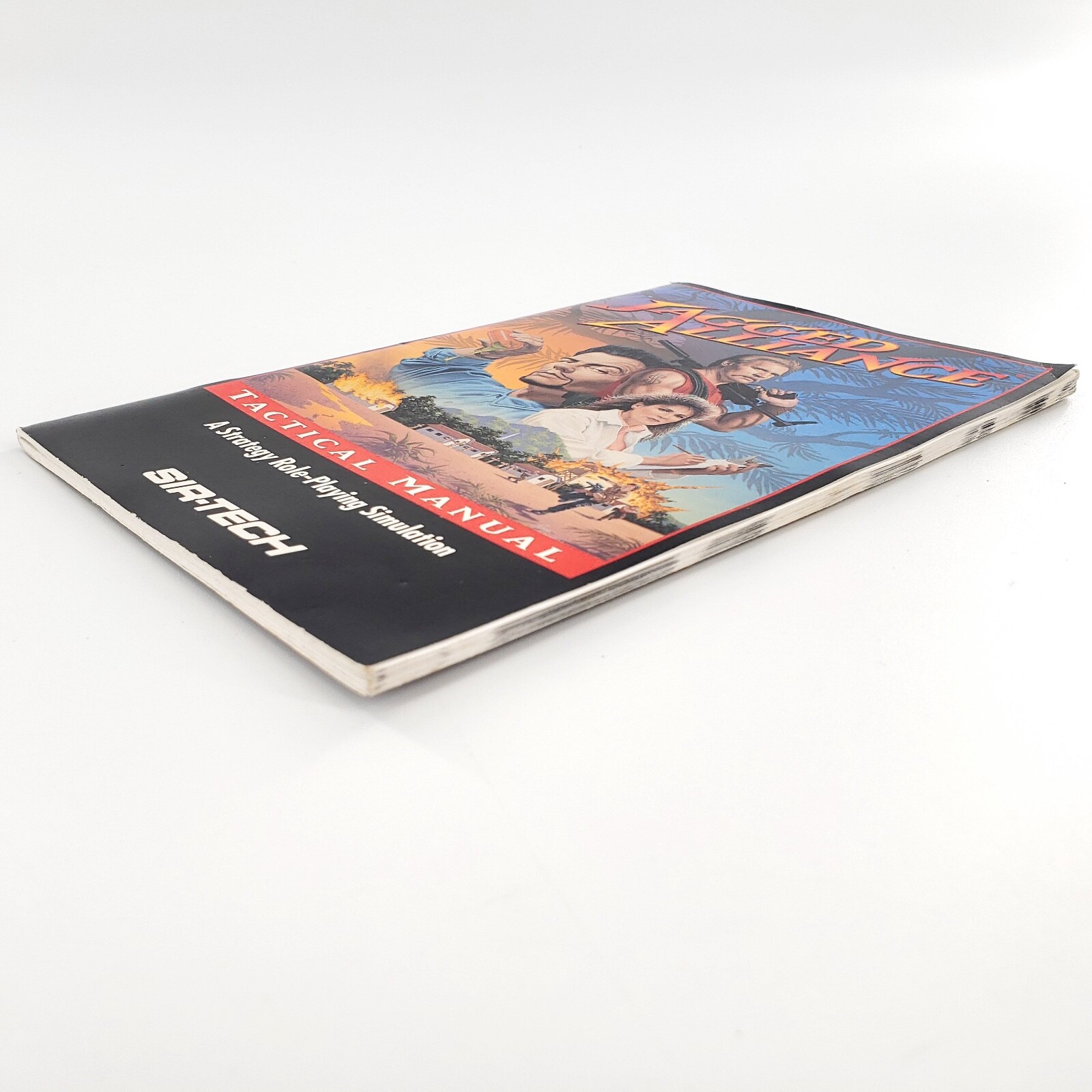 Jagged Alliance Tactical Manual PG Game Booklet Strategy RPG Simulation Sir-Tech