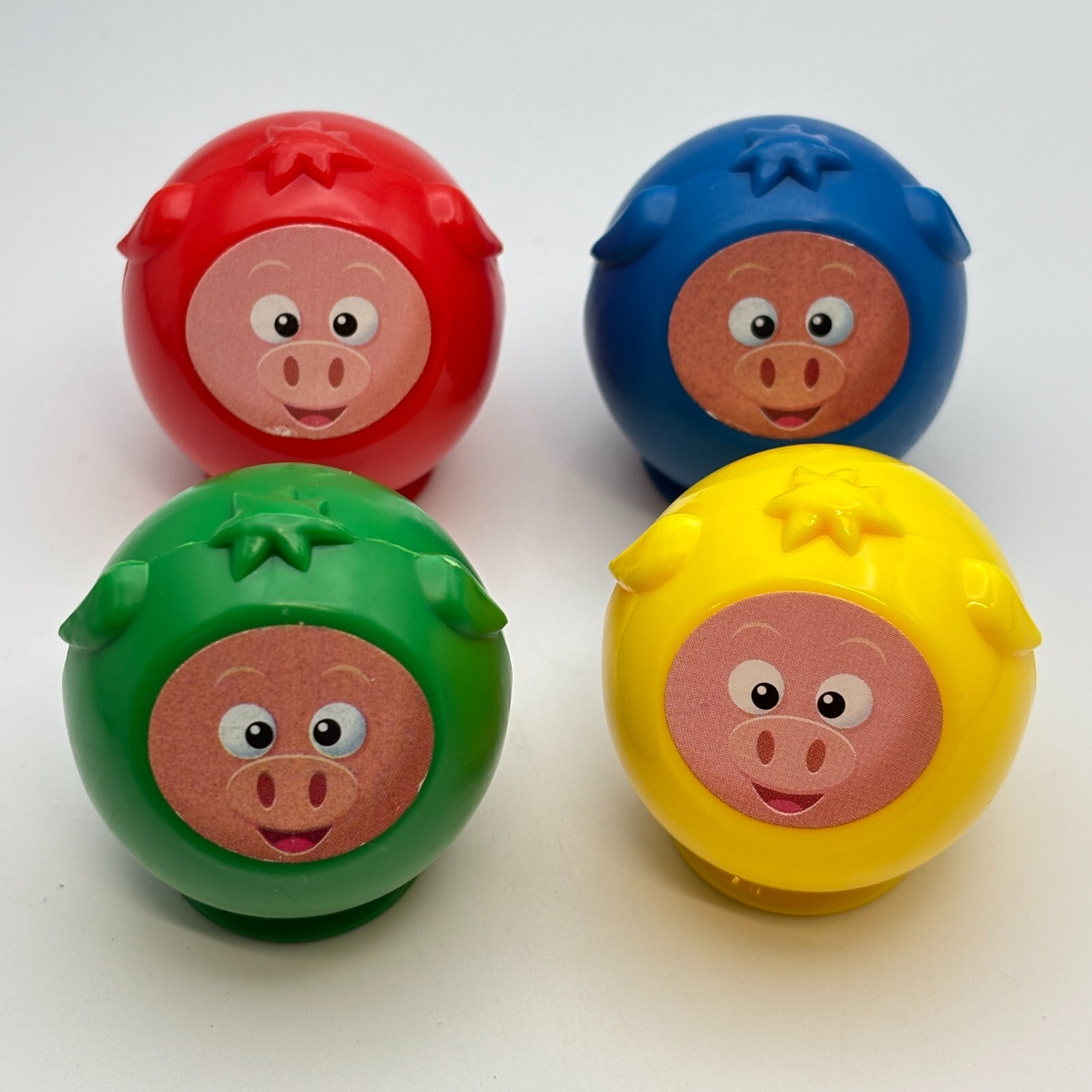 Uno Moo 4 Pig Animal Figures 2008 Replacement Pieces Parts