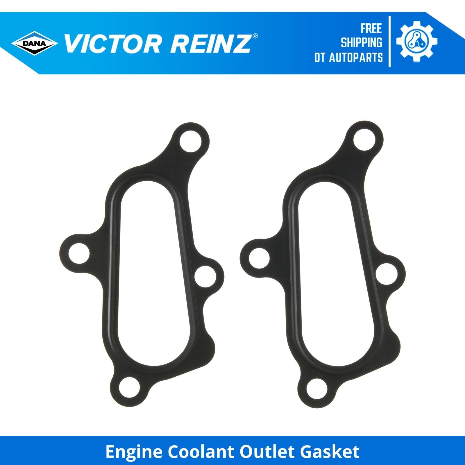 For 2006-2016 GMC Savana 2500 6.6L V8 Engine Coolant Outlet Gasket Victor Reinz