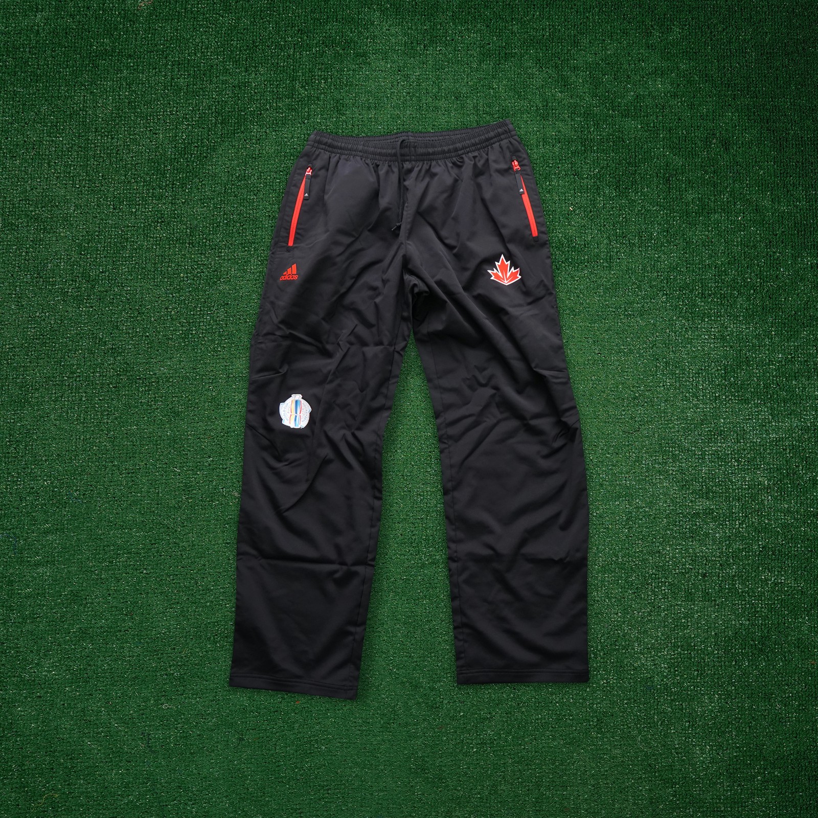 2016 Canada World Cup of Hockey Adidas NHL Men's MV (Black) Woven Pants