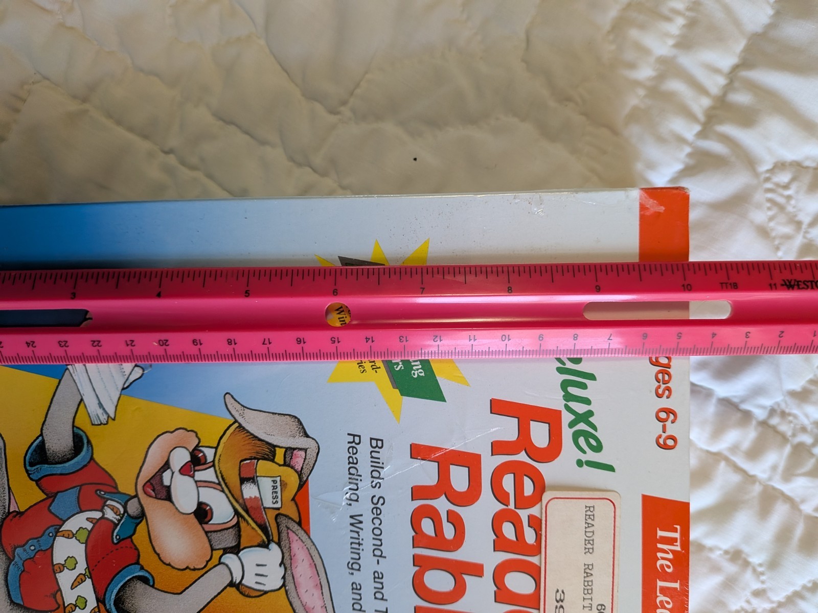 The Learning School Deluxe Reader Rabbit 3 WIndows Or MAC Ages 6-9 Unopen 1996