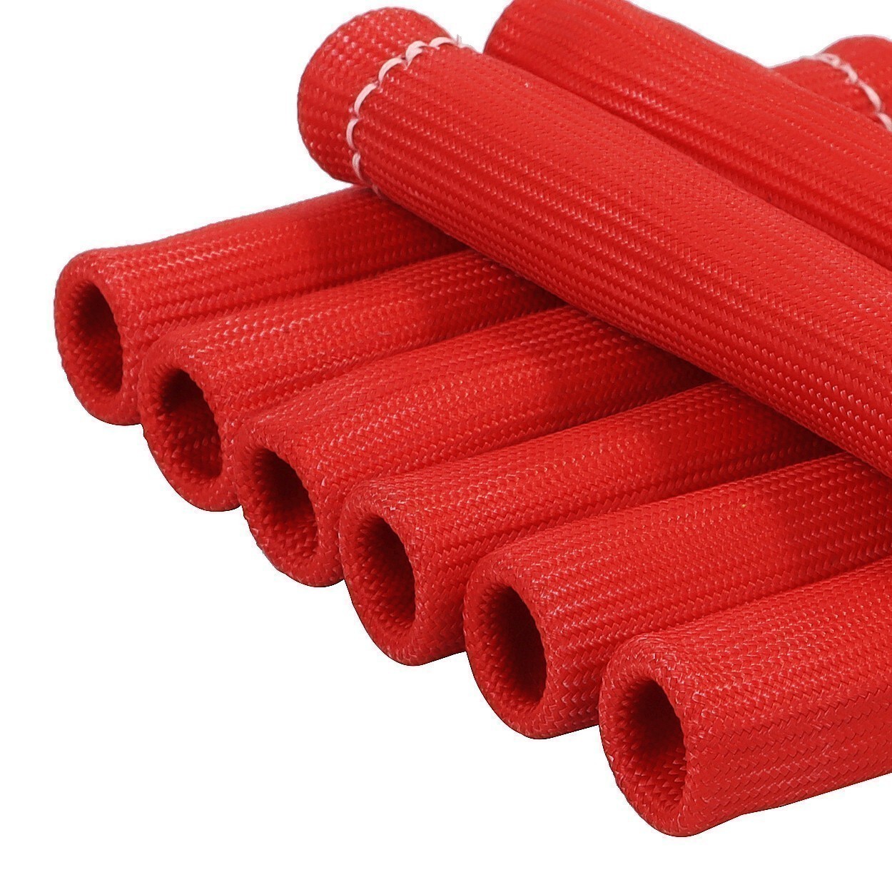 8x Spark Plug Header Boots 2500° Spark Plug Heat Shield Sleeve Wire Cover Wrap