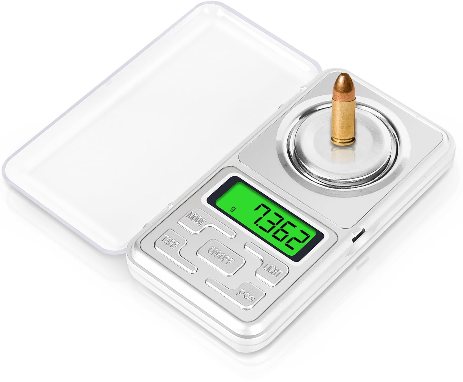 THINKSCALE Digital Reloading Scale 1500 Grain / 0.1gn with LCD Display for Re...