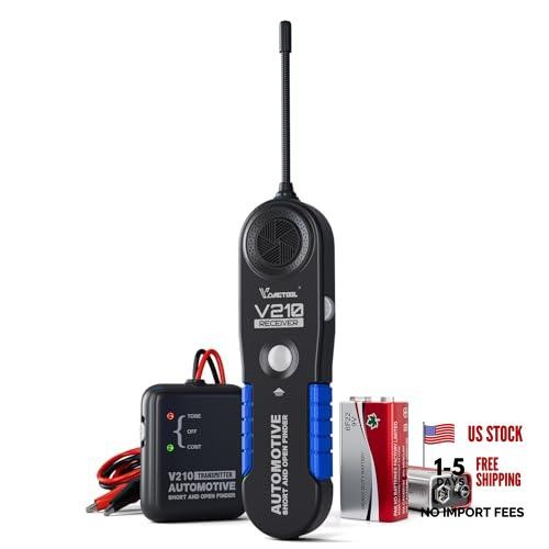 V210 Wire Tracer Circuit Breaker Finder - Automotive Tester Open & Powered