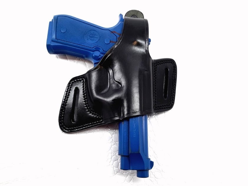 Thumb Break Holster Belt Leather Right hand for Beretta 92FS, MyHolster