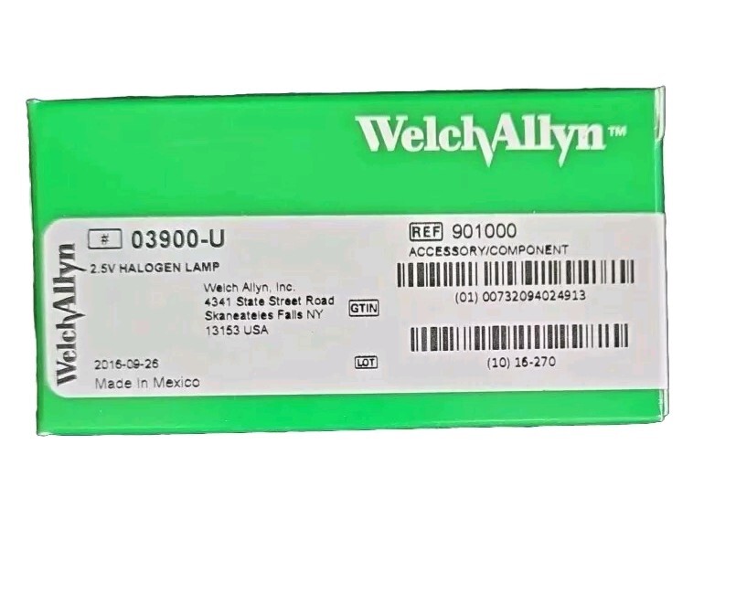 Welch Allyn 3.5 V Halogen Lamp 03900-U 1pc
