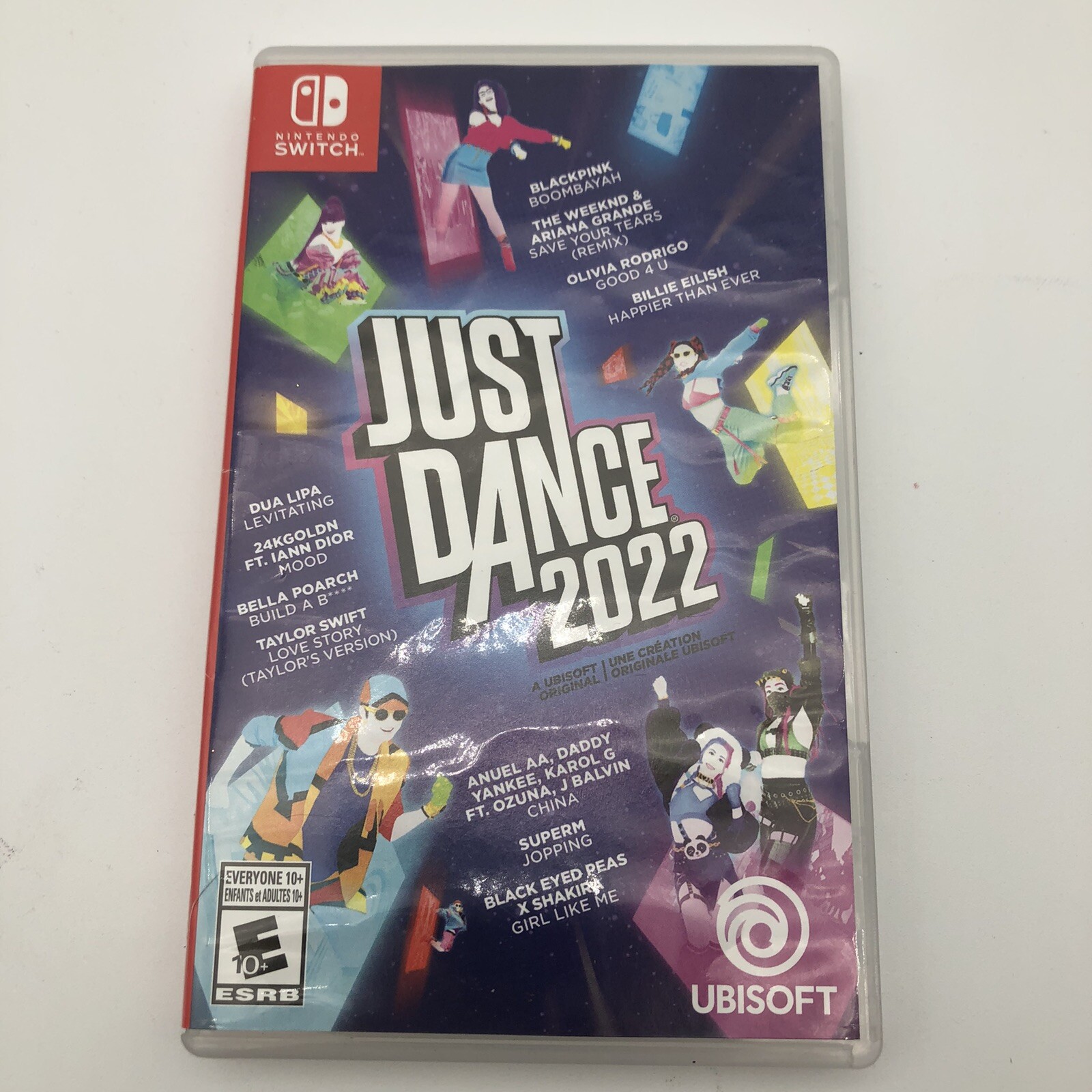 CASE ONLY Just Dance 2022 Nintendo Switch Empty CASE ONLY NO GAME