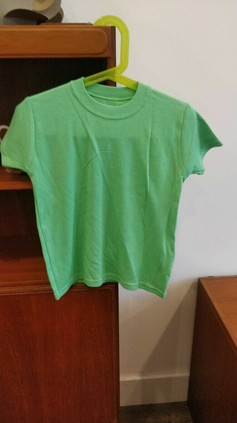BABY BOYS GIRLS SHORT SLEEVE T-SHIRT 100% COTTON JERSEY 1-2 YEARS NEW GREEN