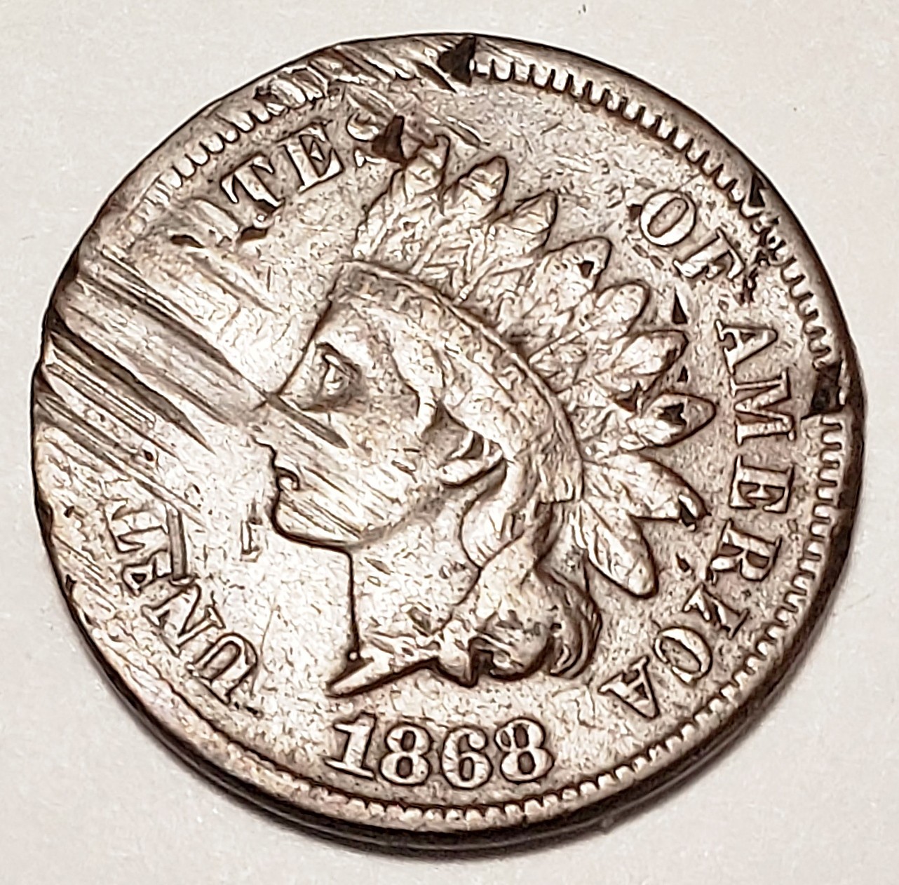 1868 P Indian Head Cent Penny  *VF - VERY FINE DETAILS*