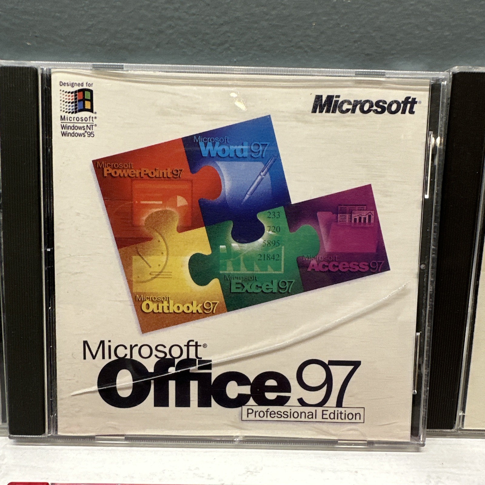 Vintage 1990’s Microsoft Windows 95, Office 97 (x2), & Visual Basic 5.0 Lot