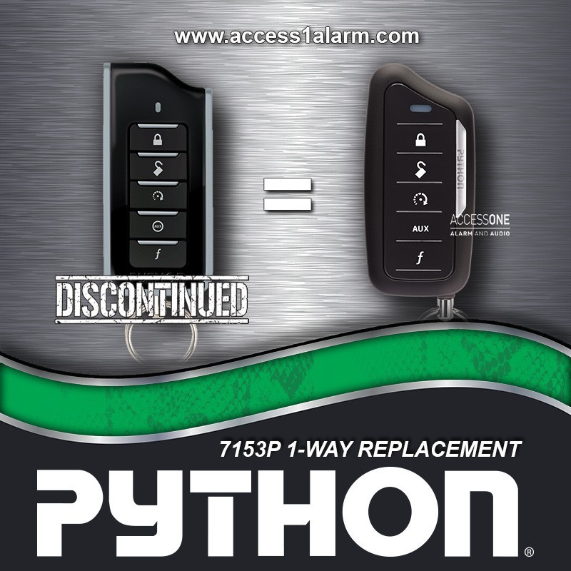 Python 7153P 1-Way 5-Button Remote Control For 4208P New 7154P EZSDEI7153