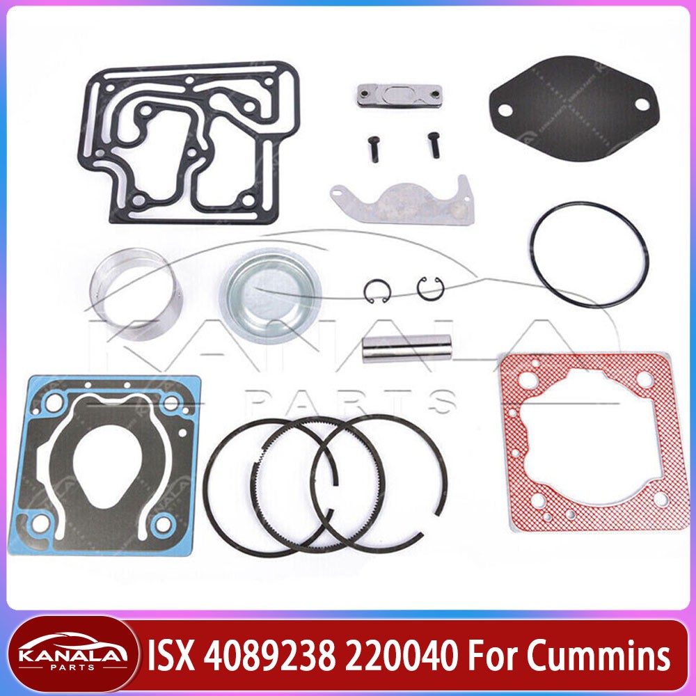 For Cummins ISX 4089238 220040 4025245 Air Compressor Head Repair Kit 1Set