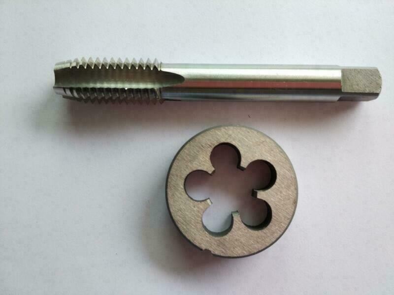 1pc HSS 3/4-10 Plug Left Tap and 1pc 3/4-10 Left Die Threading Tool