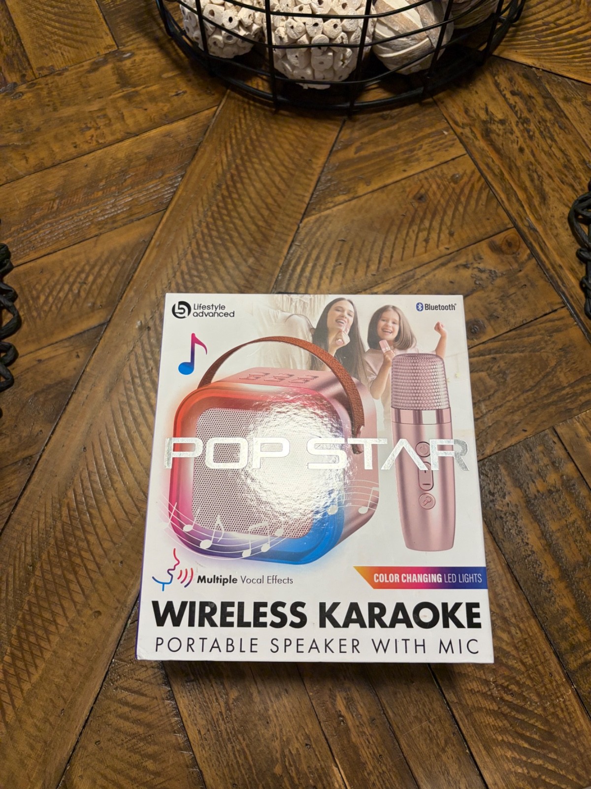 POP STAR Wireless Karaoke Portable Speaker with Mic, New in box
