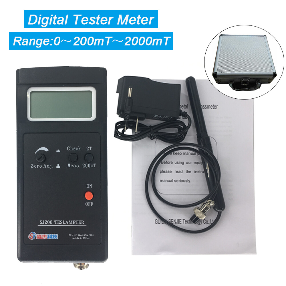 Gaussmeter Digital Surface Magnetic Field Tesla Meter Tester Gauss Meter