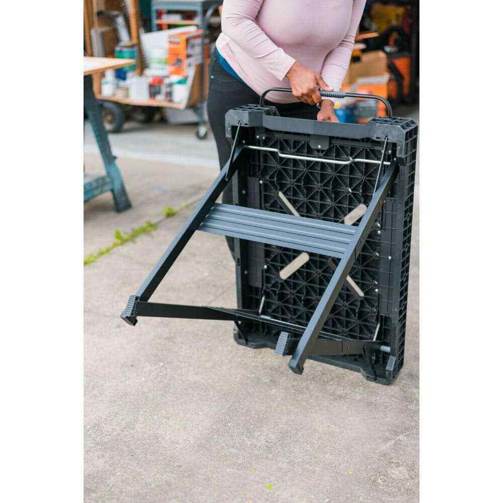 33" Folding Portable Workbench Sawhorse and12" Medium Trigger Bar Clamp (2 Pack)
