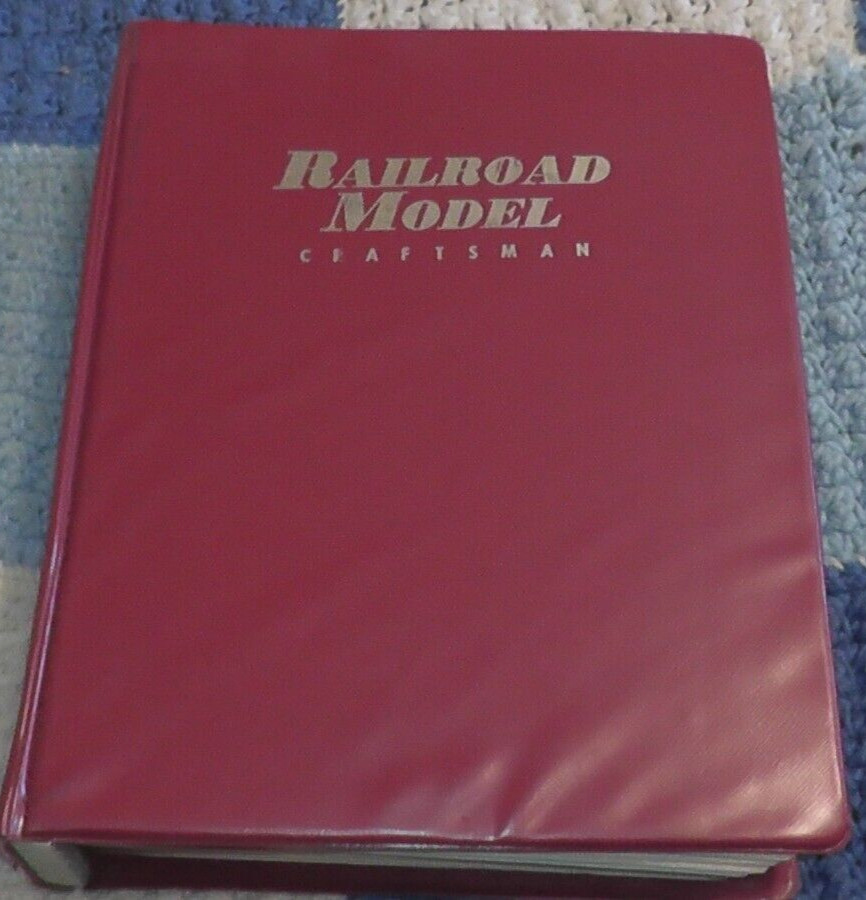 Railroad Model Craftsman 1978 Magazines Lot of 12 Bound In Official Binder RMC
