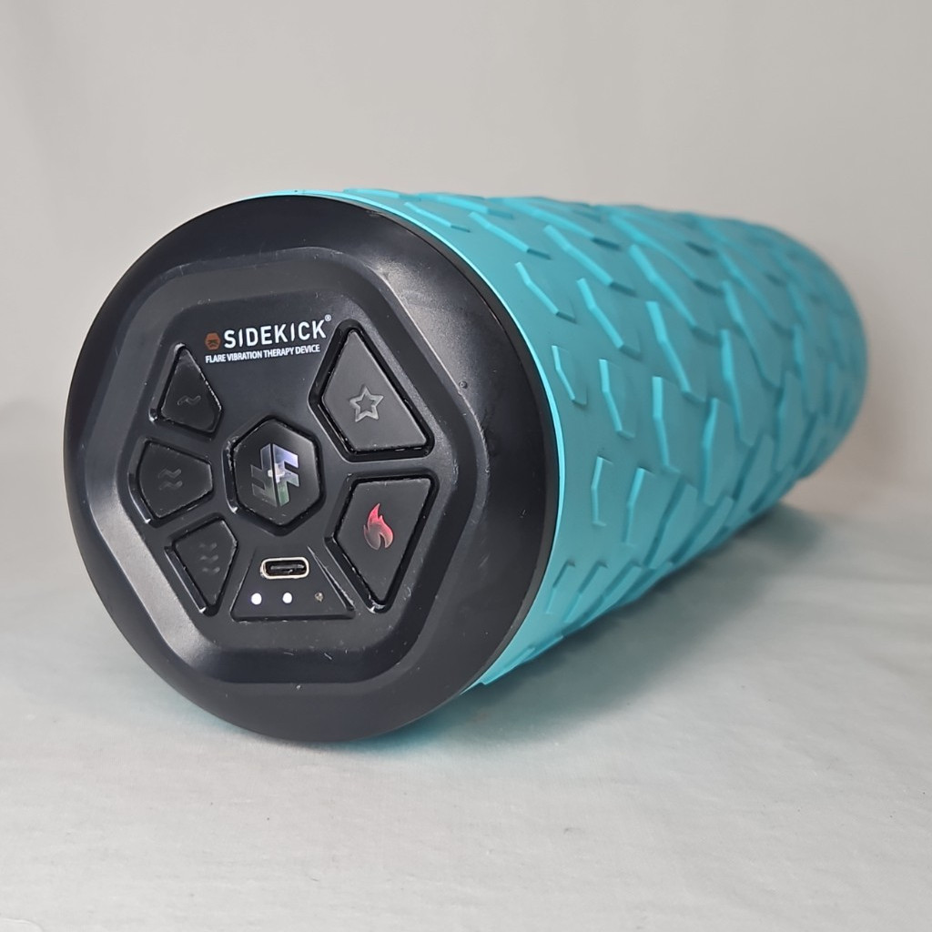 Sidekick Flare 3 Intense Vibration Modes & Heat - Muscle Roller 51cm Blue Sleeve