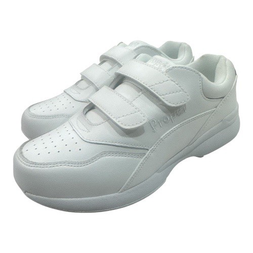 Womens Propét Tour Walker Strap Shoes 6.5 M White Leather
