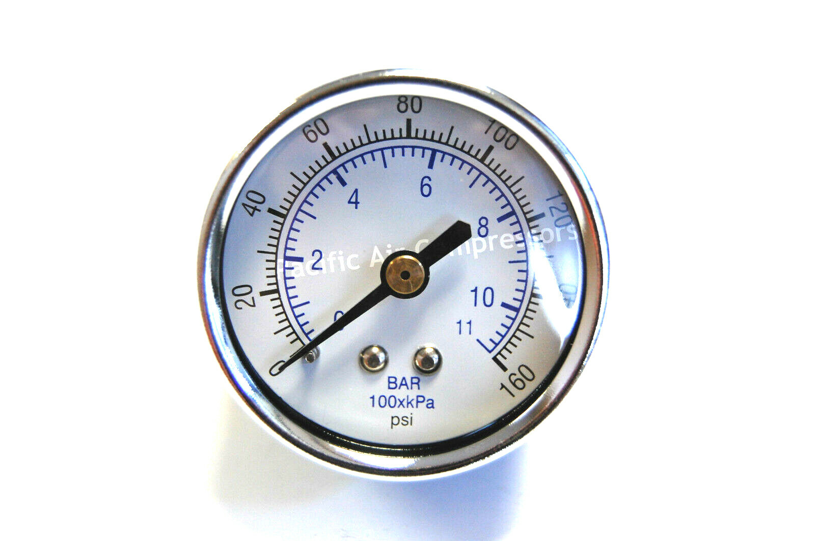 0-160 PSI DRY 1/4" NPT BACKMOUNT PRESSURE GAUGE