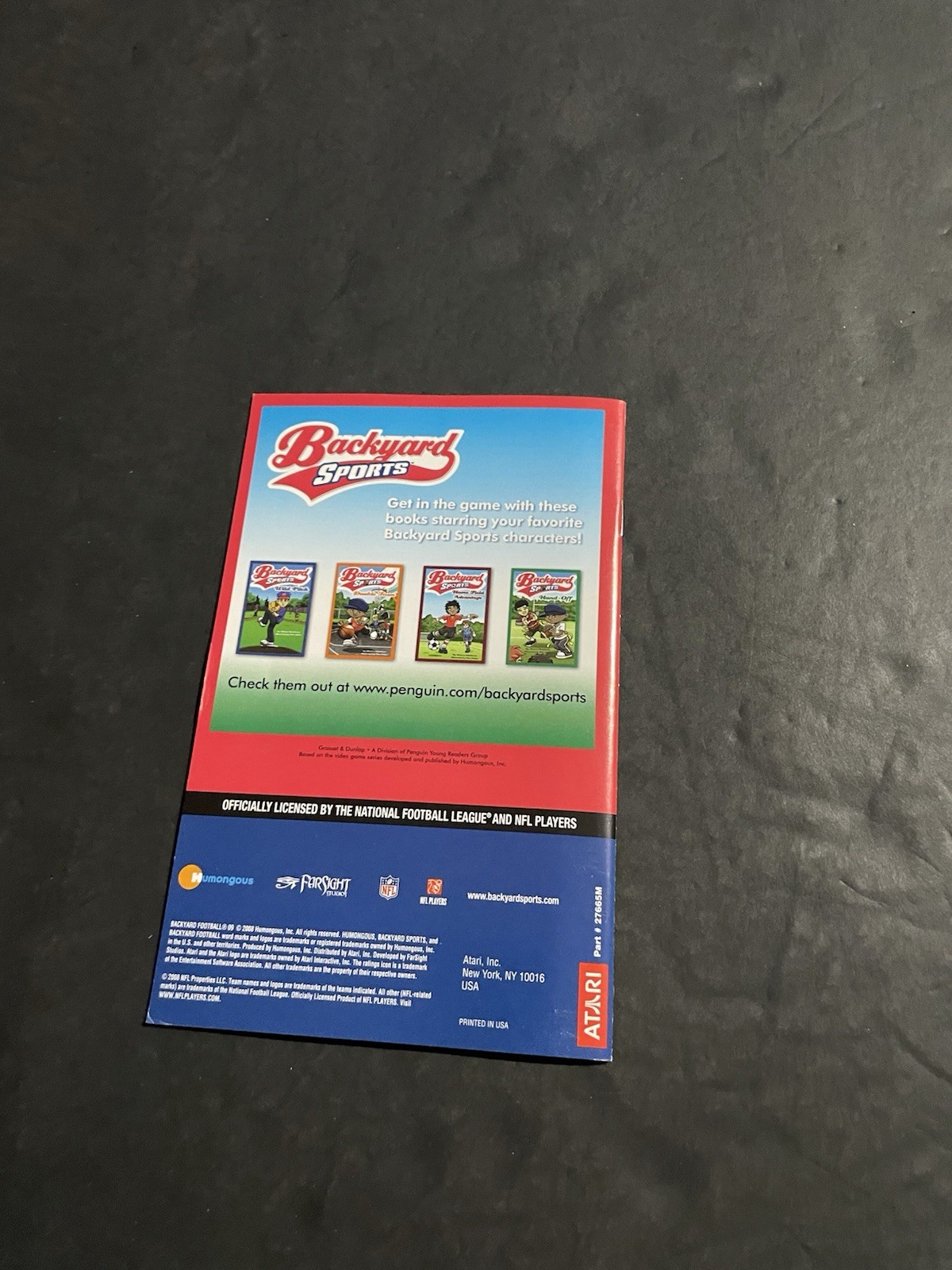 backyard football 2009 ps2 Manual only