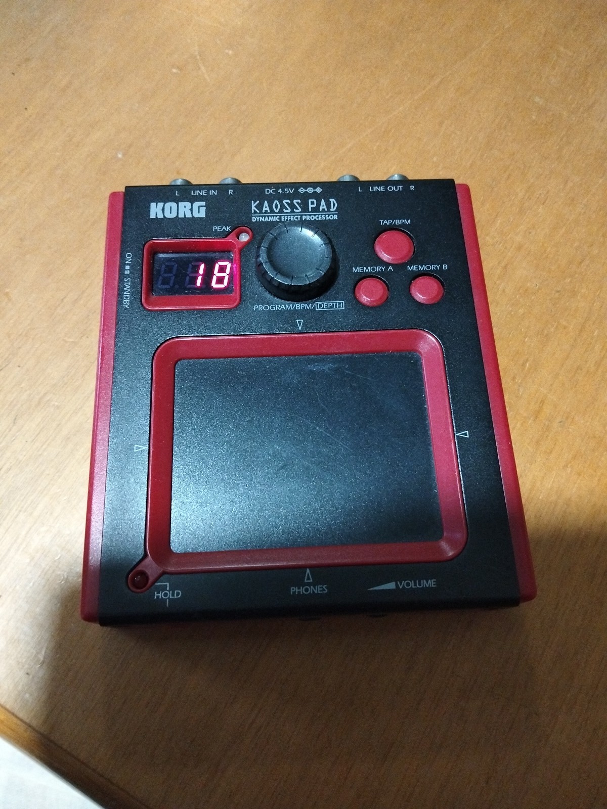 Korg Kaoss Pad Mini KP Live Effects Portable Touchpad Effect Music Working