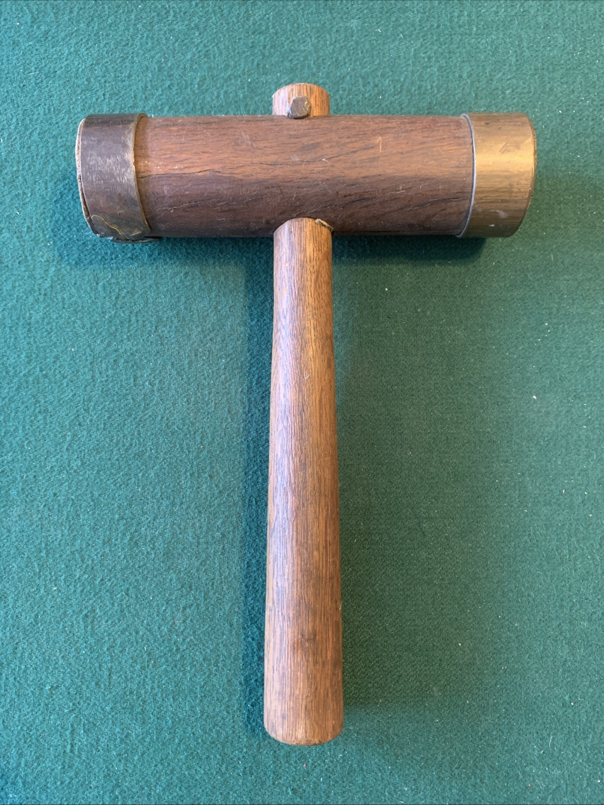 Antique Shipwright Caulking Mallet, Hammer, Vintage Ship Builders Tool