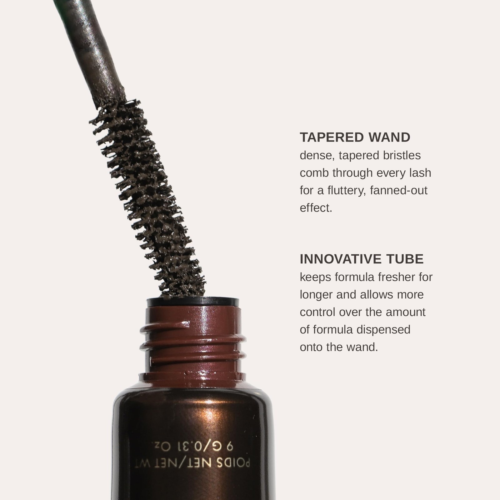 Wander Beauty Mile High Club Soft Brown Mascara - Defining, Lengthening, Water-R
