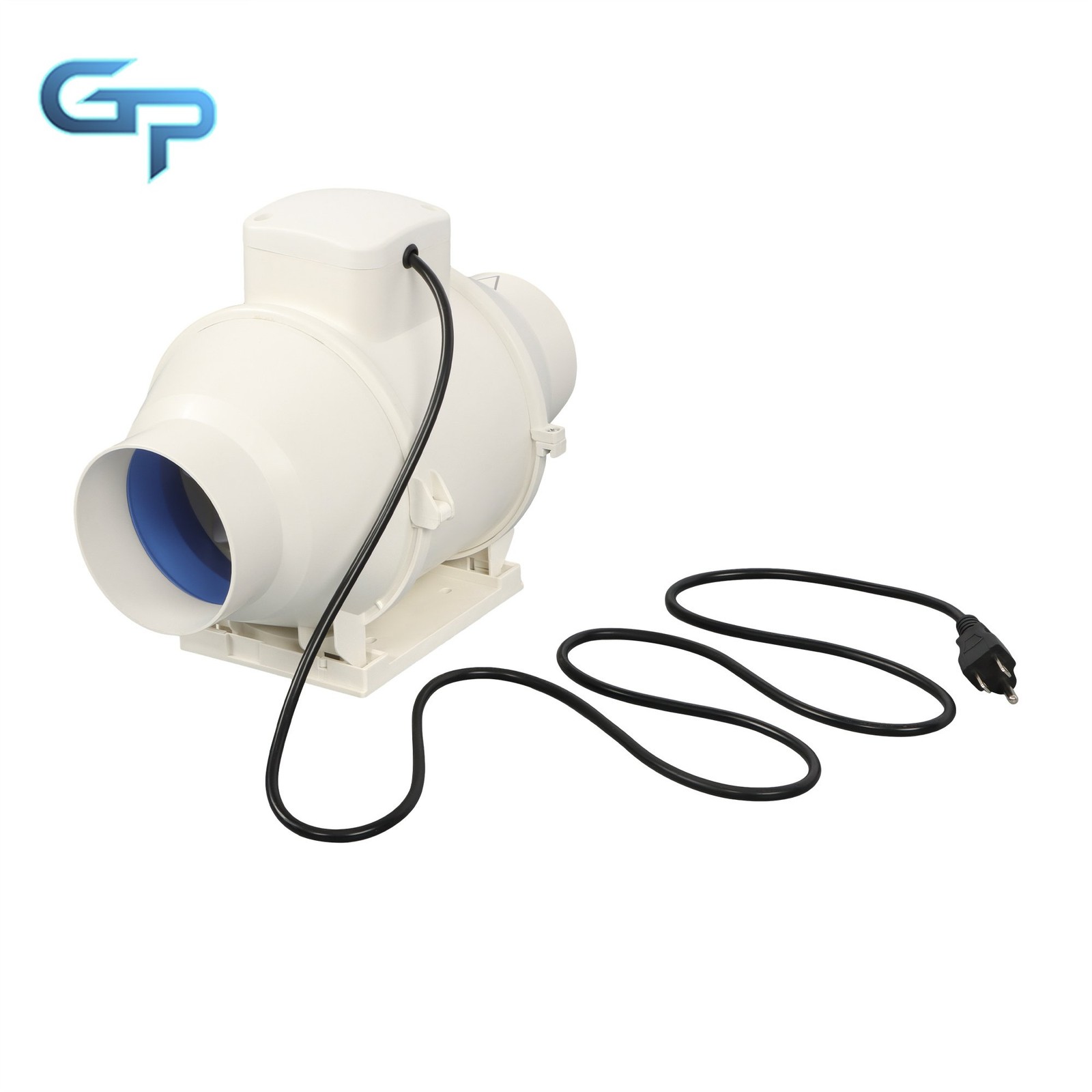 4 Inch Inline Duct Fan 280 CFM Pipeline Pressurization Ventilation Exhaust Fan