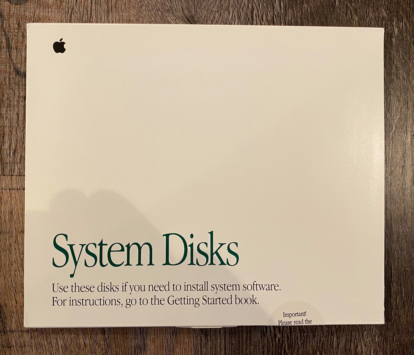 Apple System Disk Set, NOS, 7.0.1, 1991, 914-0363-B, SEALED