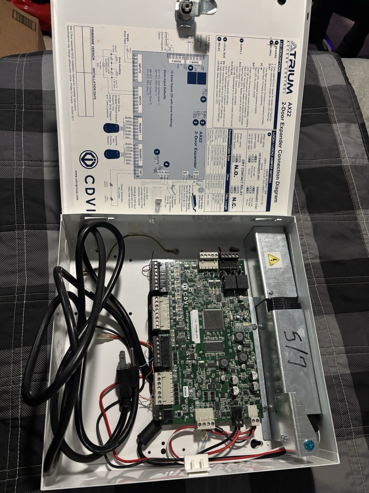 CDVI A22 ATRIUM 2-Door Expander IP Controller